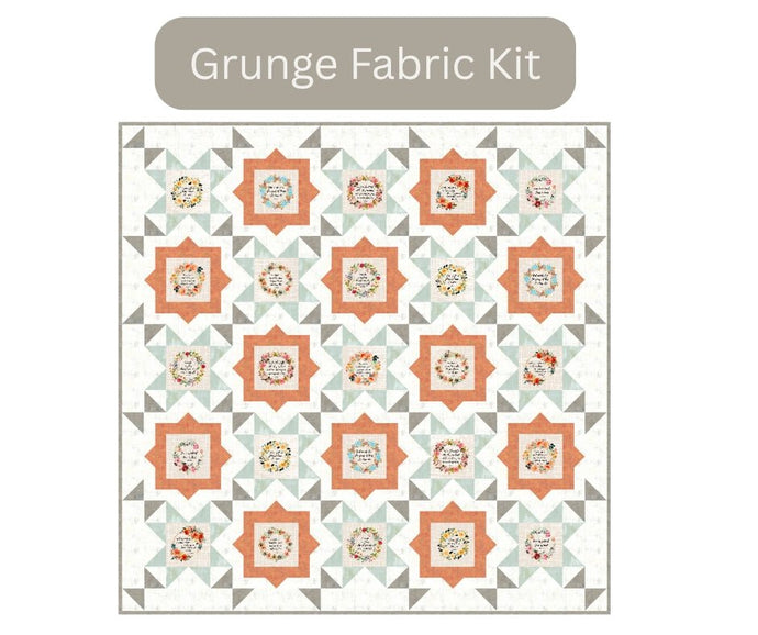 Fussy Frames Bible Verse Quilt Kit - Easy Piecy Quilts