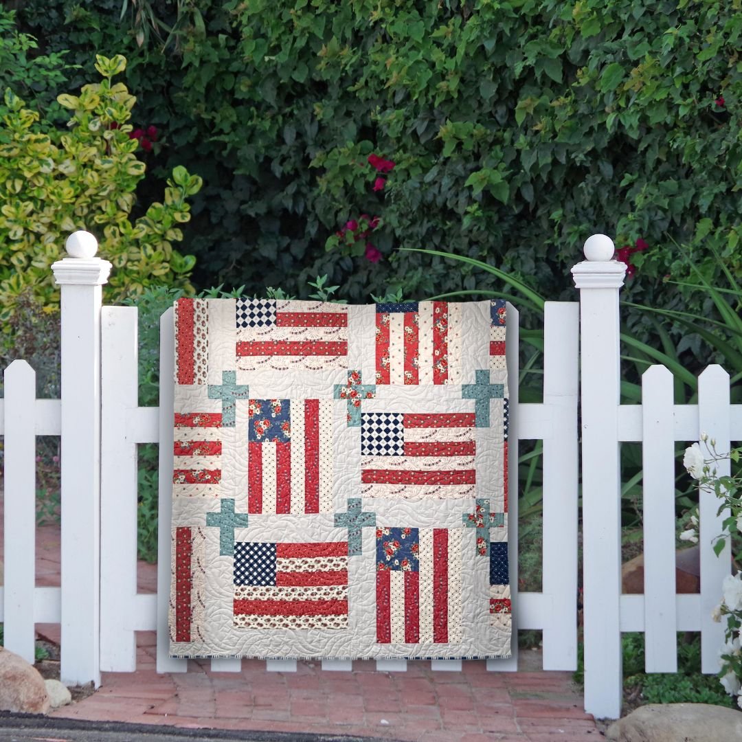 God and Country Quilt Kit - Easy Piecy Quilts