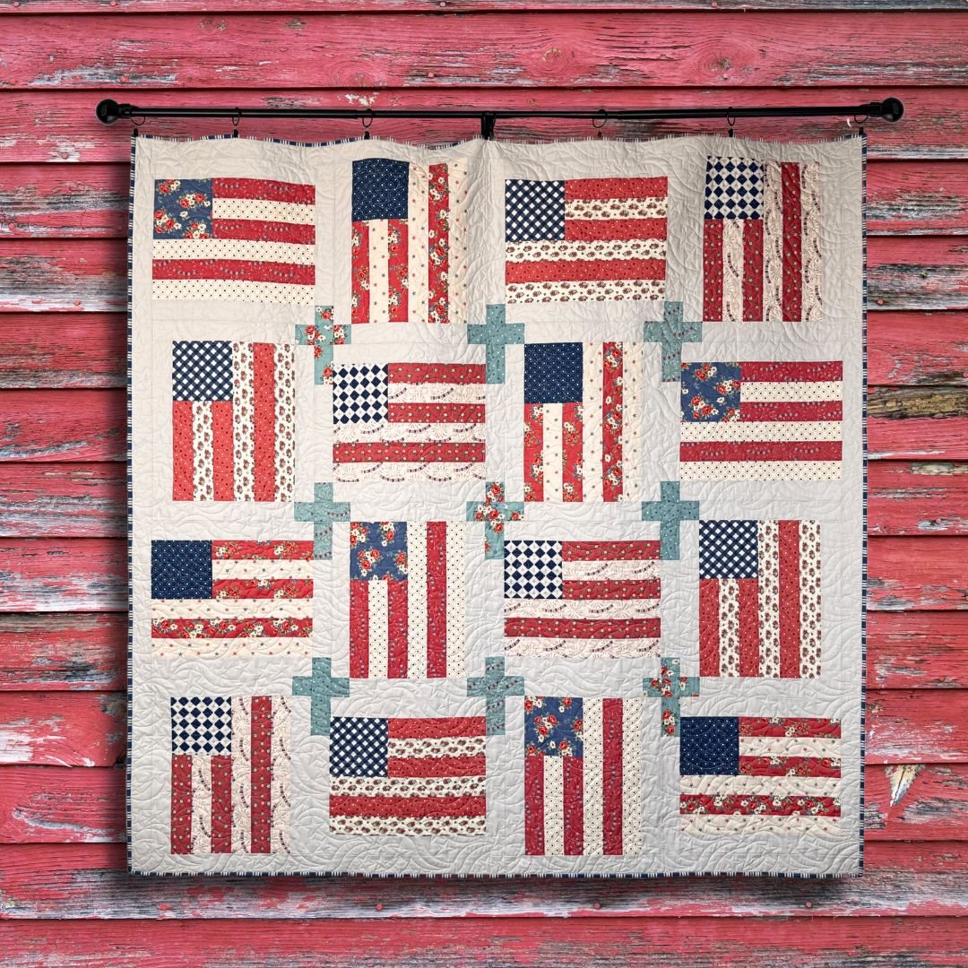 God and Country Quilt Kit - Easy Piecy Quilts