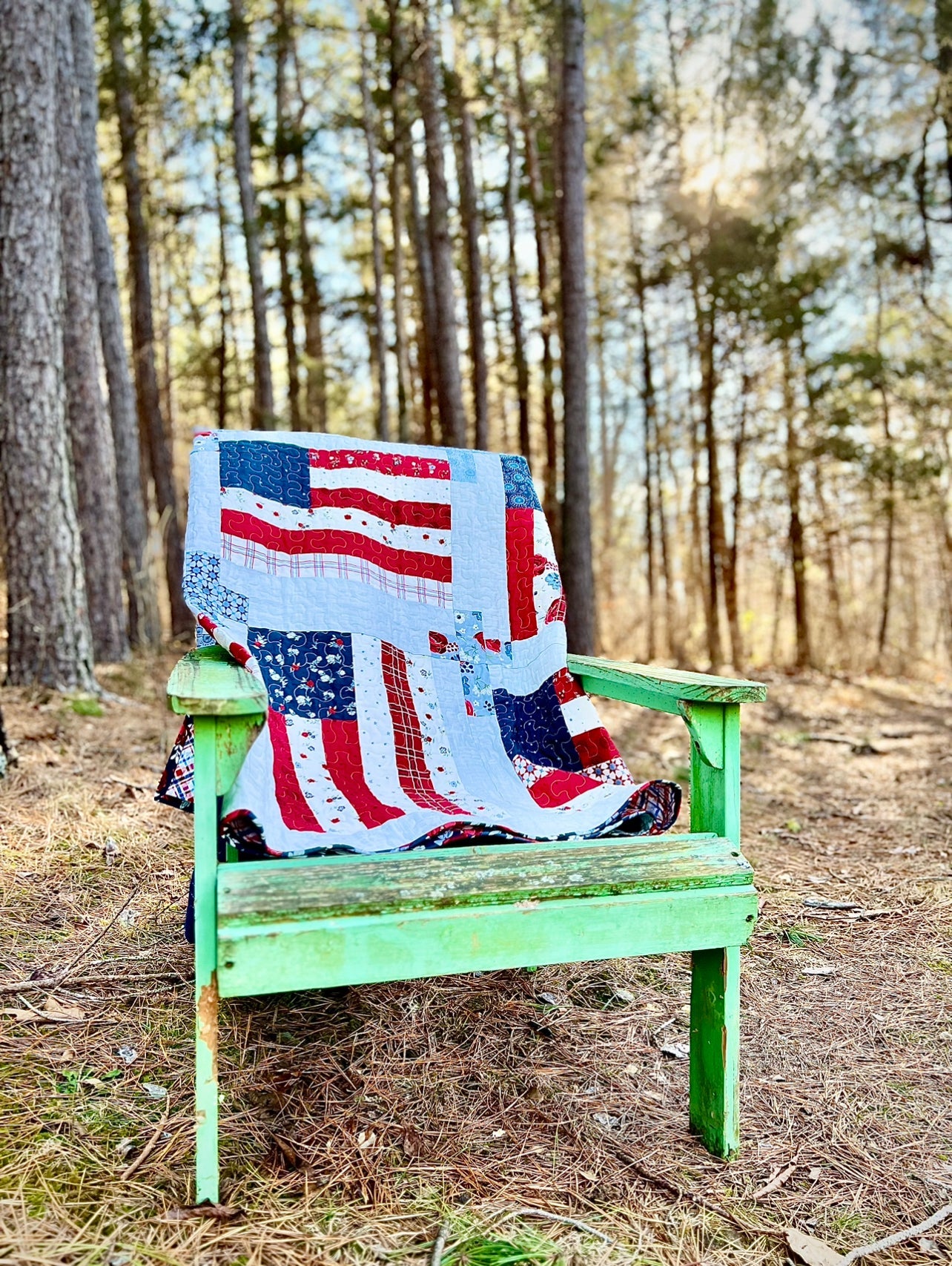 God And Country Quilt Pattern - Easy Piecy Quilts