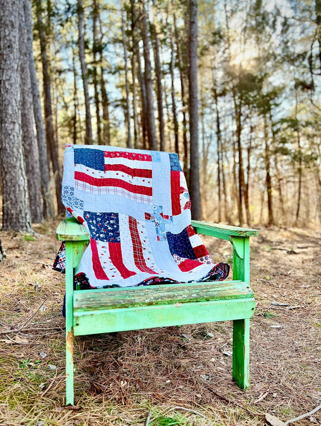 God And Country Quilt Pattern – Easy Piecy Quilts