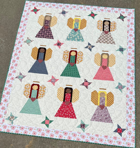 Guardian Angels Quilt Pattern, Paper Print Version Mailed - Easy Piecy Quilts