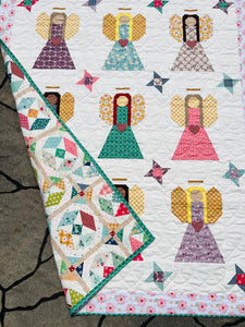 Guardian Angels Quilt Pattern, Paper Print Version Mailed - Easy Piecy Quilts