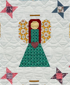 Guardian Angels Quilt Pattern, Paper Print Version Mailed - Easy Piecy Quilts