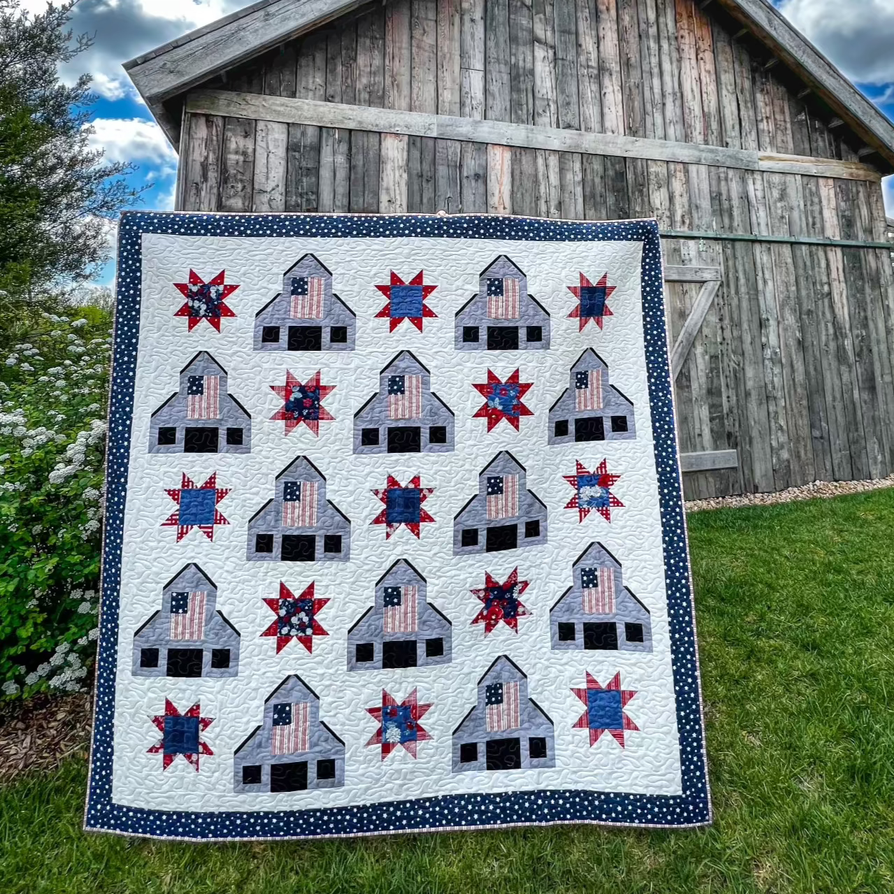 American Heartland Quilt Pattern - PAPER PRINT VERSION