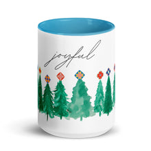 Load image into Gallery viewer, Joyful Christmas Tree Quilter&#39;s Mug - Easy Piecy Quilts
