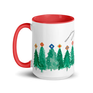 Joyful Christmas Tree Quilter's Mug - Easy Piecy Quilts