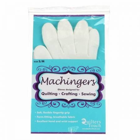 Machingers Quilting Crafting Sewing Gloves from Quilter’s Touch - Easy Piecy Quilts