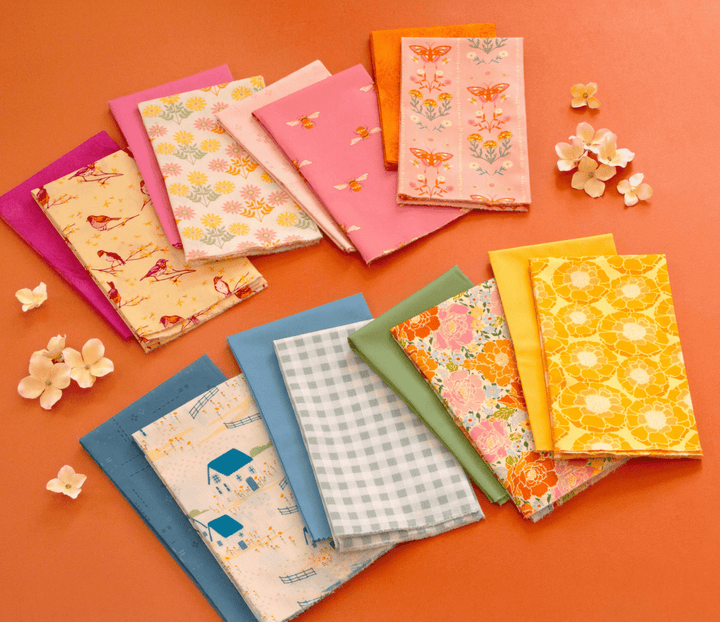 Marigold 18 Piece Fat Quarter Bundle - Easy Piecy Quilts