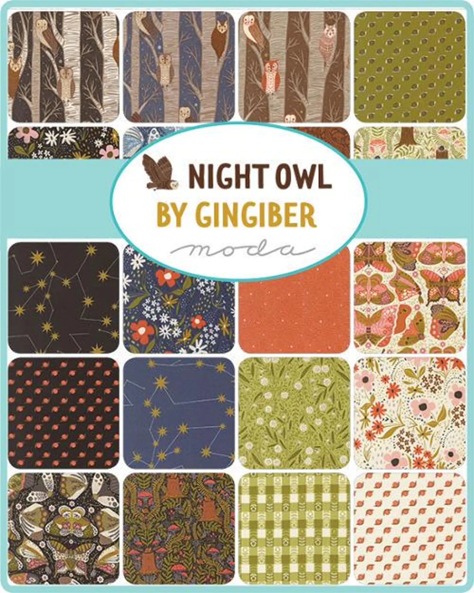 Night Owl Collection - 31 FQ Bundle - Easy Piecy Quilts