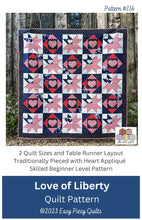 Load image into Gallery viewer, Patriotic Quilt Pattern Set - Easy Piecy Quilts
