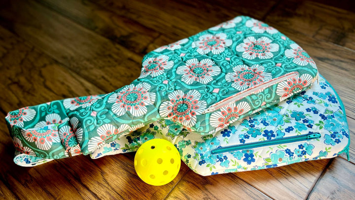 Pickleball Paddle Bag Pattern with Strap - Easy Piecy Quilts