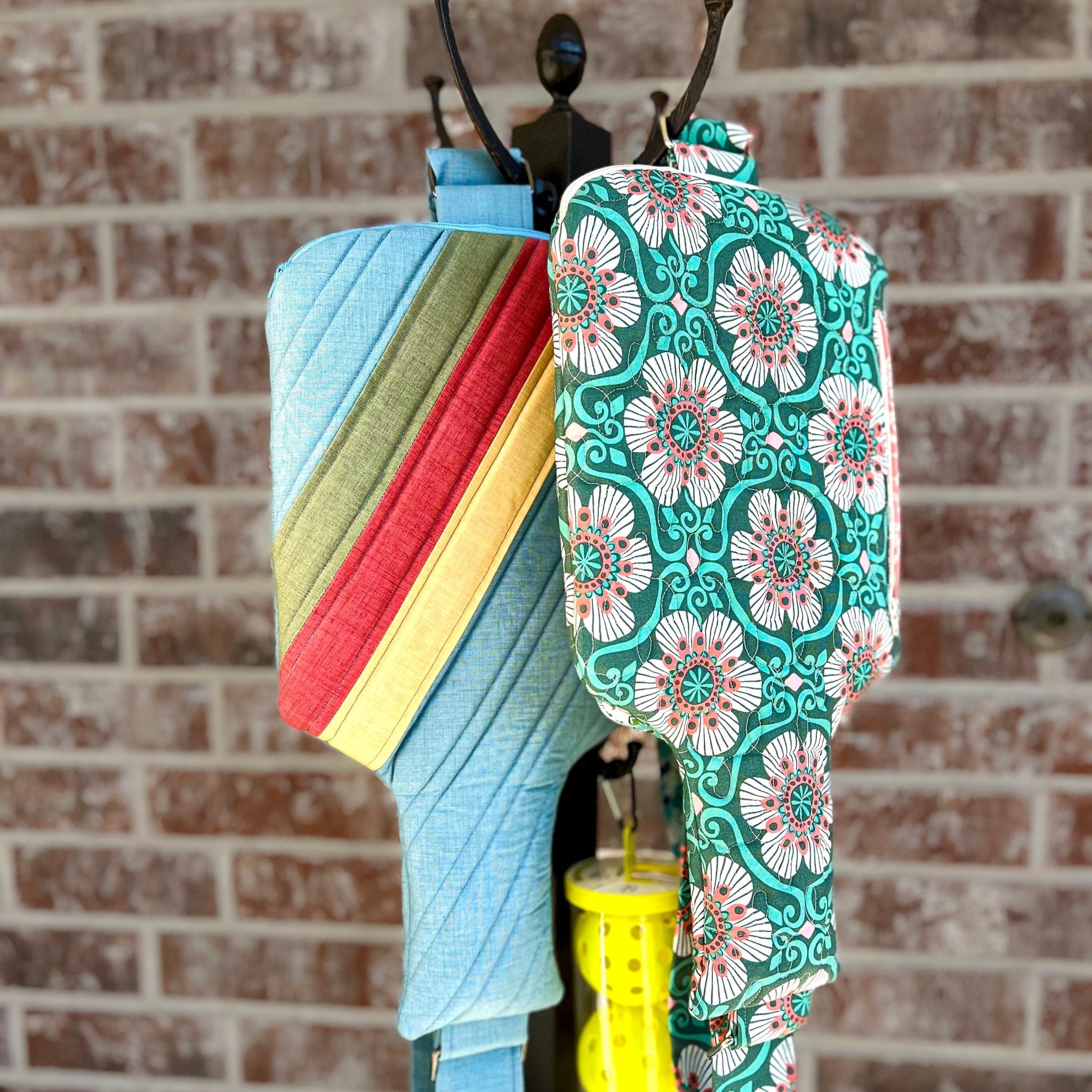 Pickleball Paddle Bag Pattern with Strap - Easy Piecy Quilts
