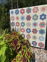 Load image into Gallery viewer, Pocket Full of Posies Quilt - Paper Print Version Mailed - Easy Piecy Quilts
