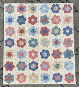 Pocket Full of Posies Quilt - Paper Print Version Mailed - Easy Piecy Quilts