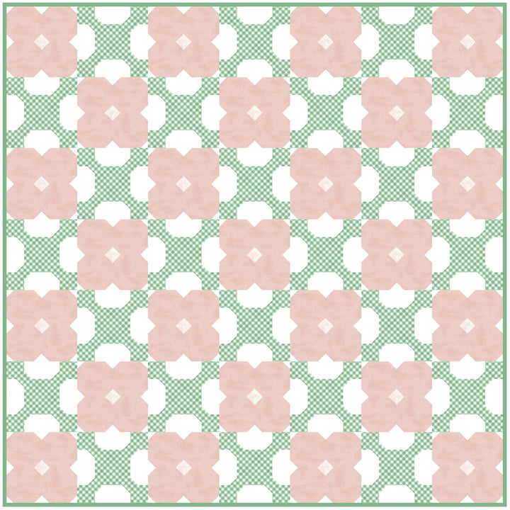 Poppy Fabric Quilt Kit - Easy Piecy Quilts