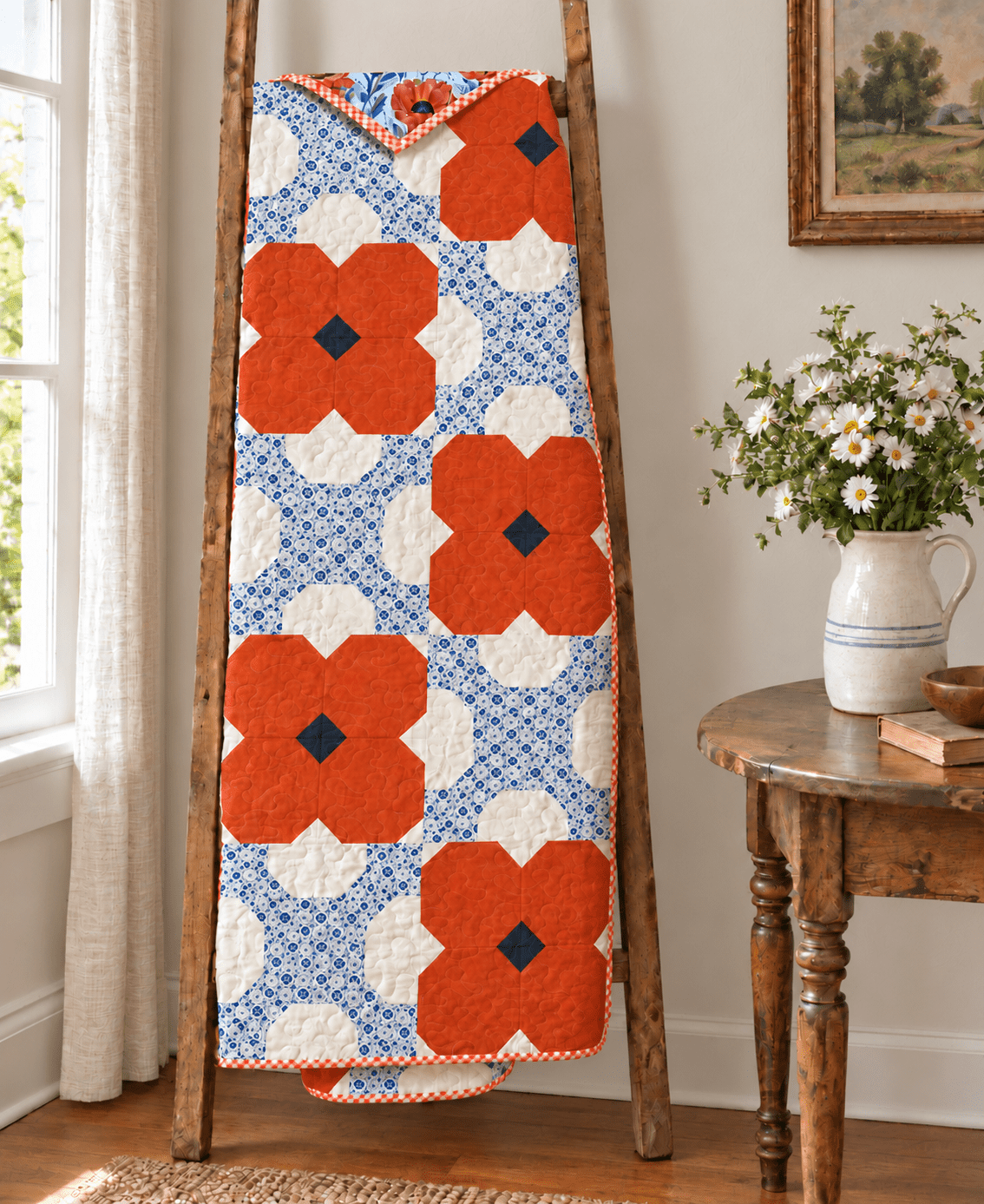 Poppy Quilt Kit - Easy Piecy Quilts