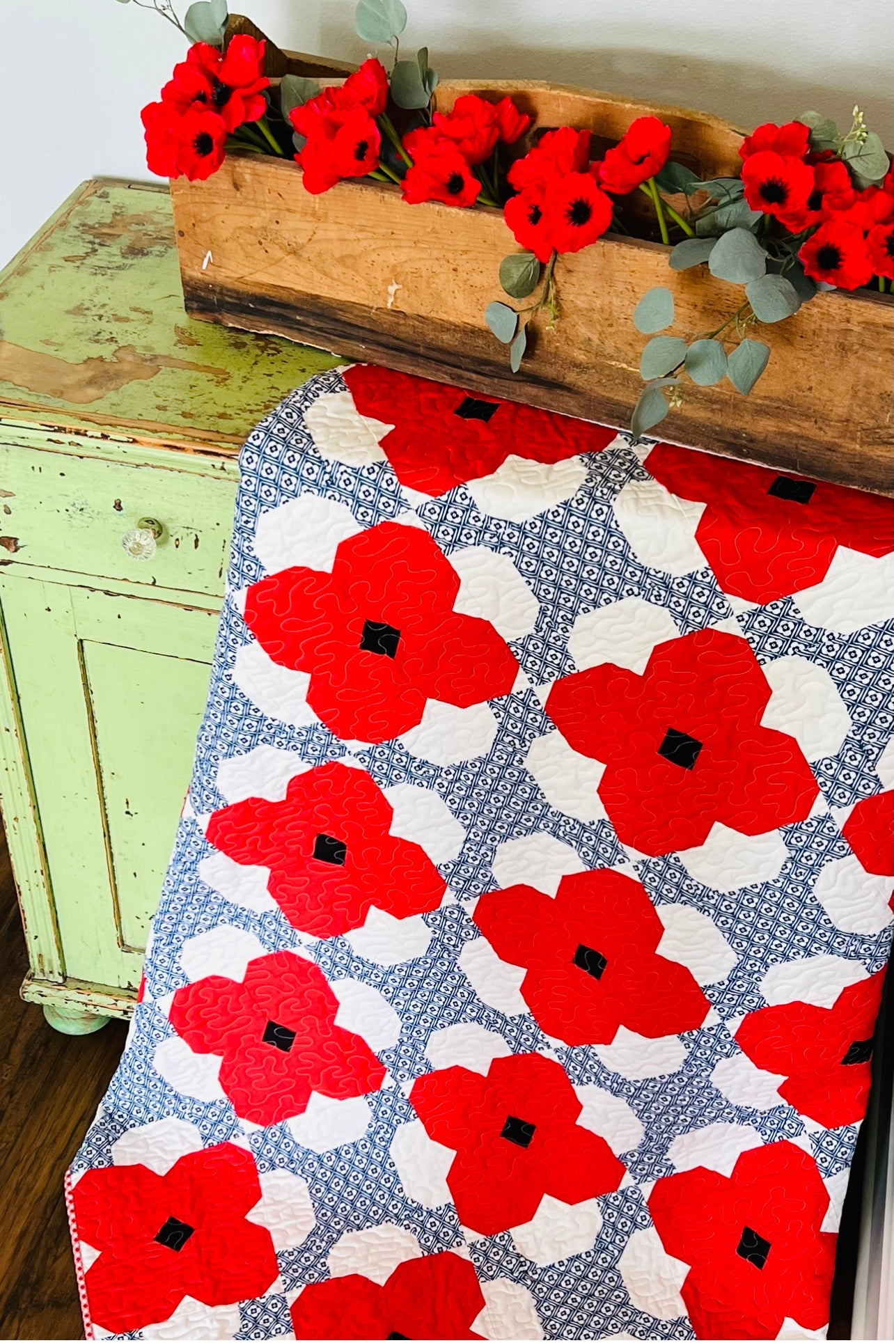 Poppy Quilt Pattern - Easy Piecy Quilts