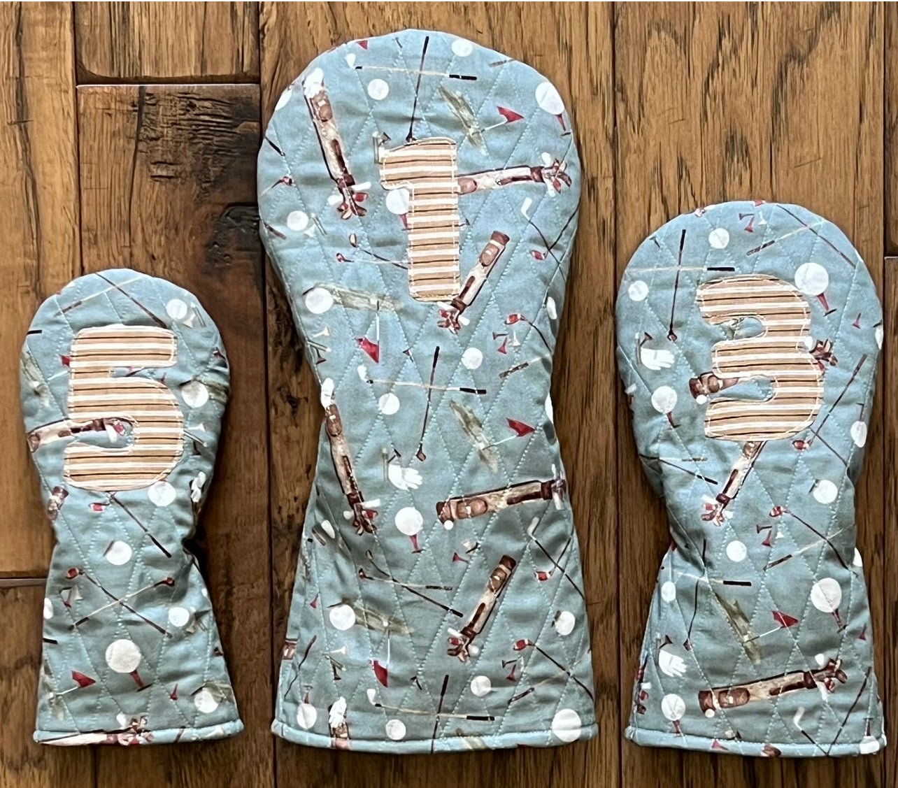 Quilted Golf Head Cover Pattern - Easy Piecy Quilts