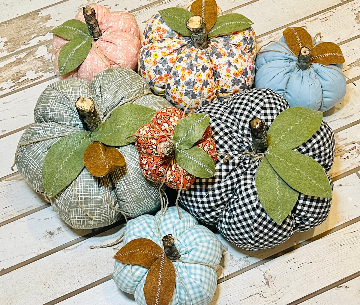 Quilted Pumpkins and Topiary Pattern - Print Paper Version – Easy Piecy ...