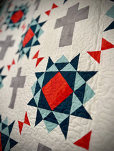 Load image into Gallery viewer, Rugged Cross Quilt Pattern Kit - Easy Piecy Quilts
