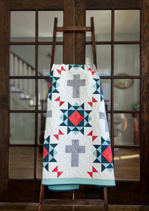 Rugged Cross Quilt Pattern Kit - Easy Piecy Quilts