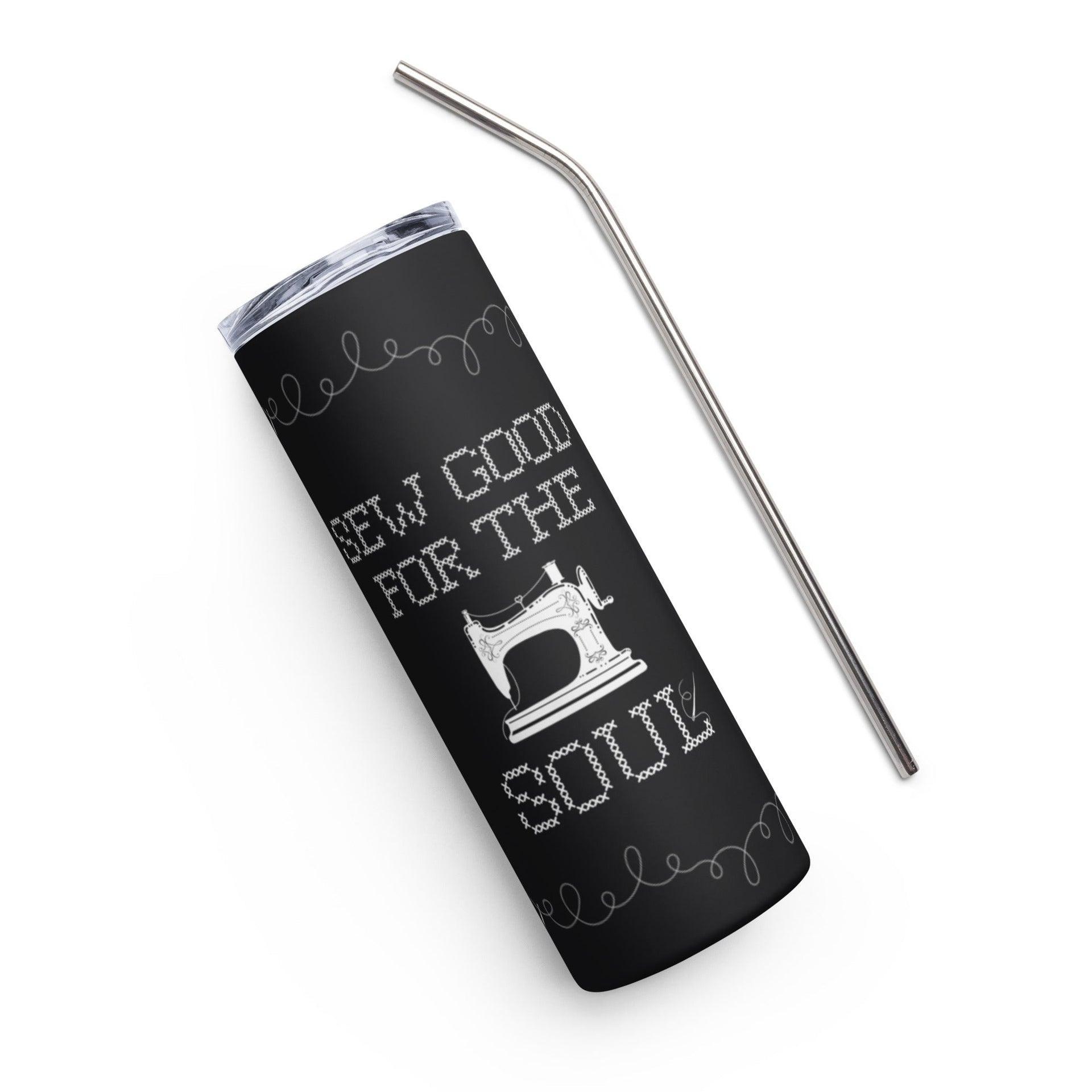 "Sew Good for the Soul" Stainless Steel Tumbler - Easy Piecy Quilts