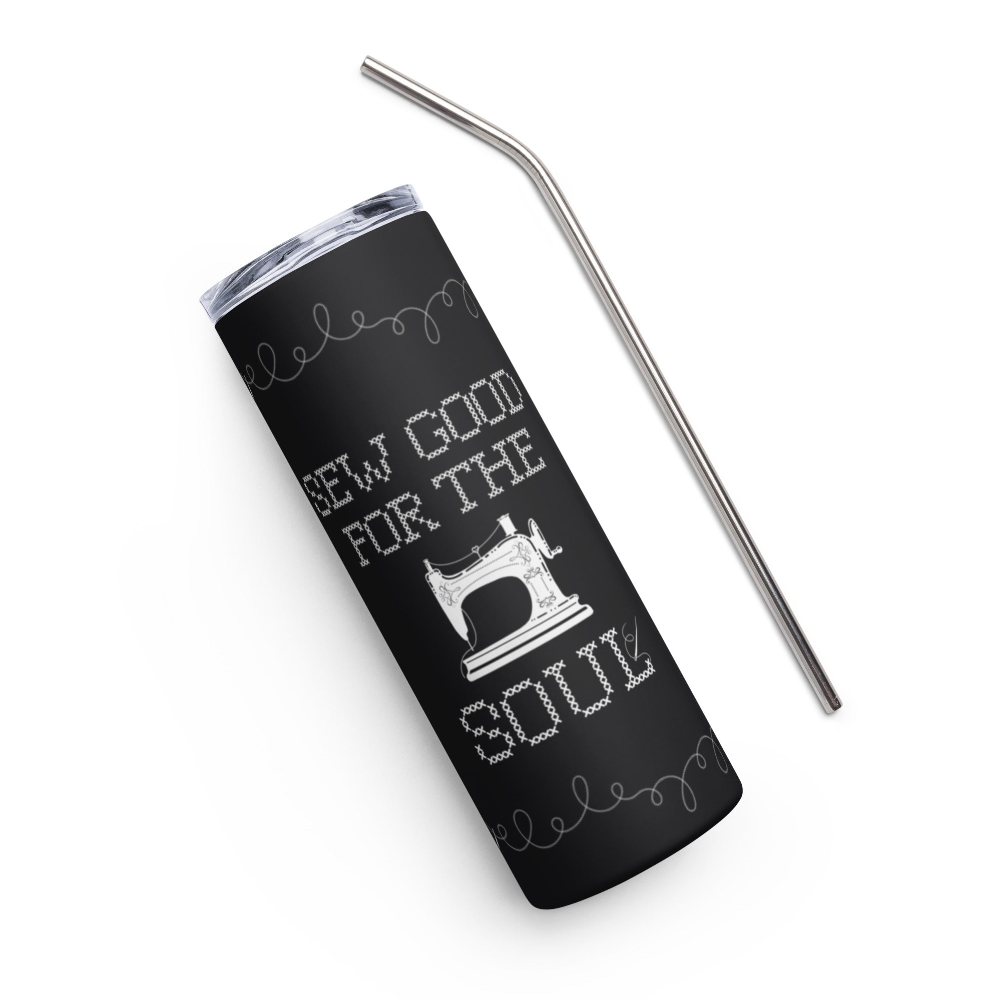 "Sew Good for the Soul" Stainless Steel Tumbler - Easy Piecy Quilts