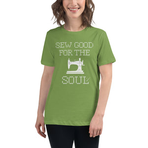 "Sew Good for the Soul" T-shirt, Dark Colors - Easy Piecy Quilts