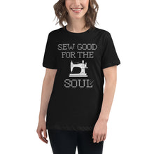 Load image into Gallery viewer, &quot;Sew Good for the Soul&quot; T-shirt, Dark Colors - Easy Piecy Quilts
