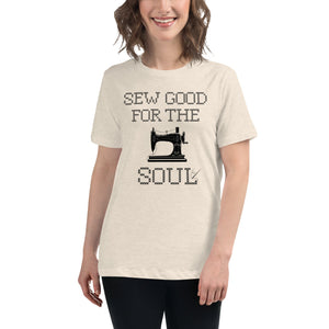 "Sew Good For the Soul" T-shirt, Light Colors - Easy Piecy Quilts