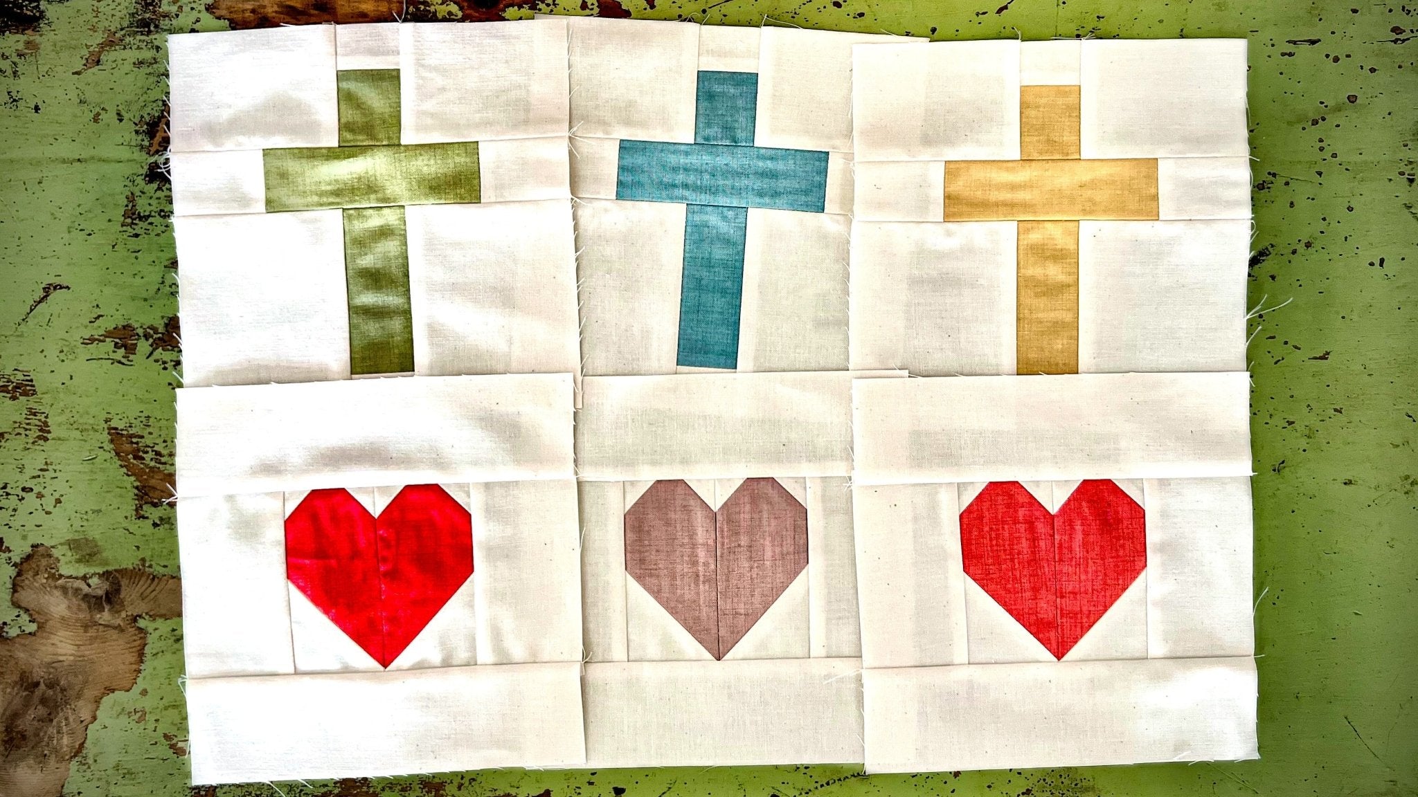 Simple Faith Quilt Pattern - Easy Piecy Quilts