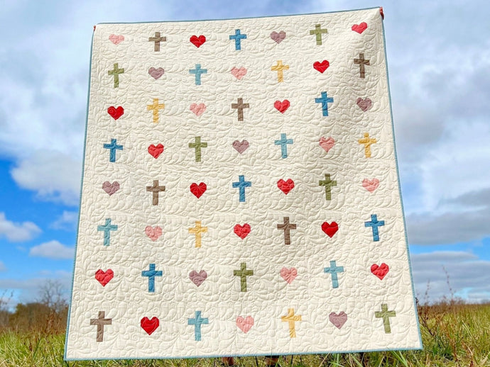 Simple Faith Quilt Pattern - Easy Piecy Quilts