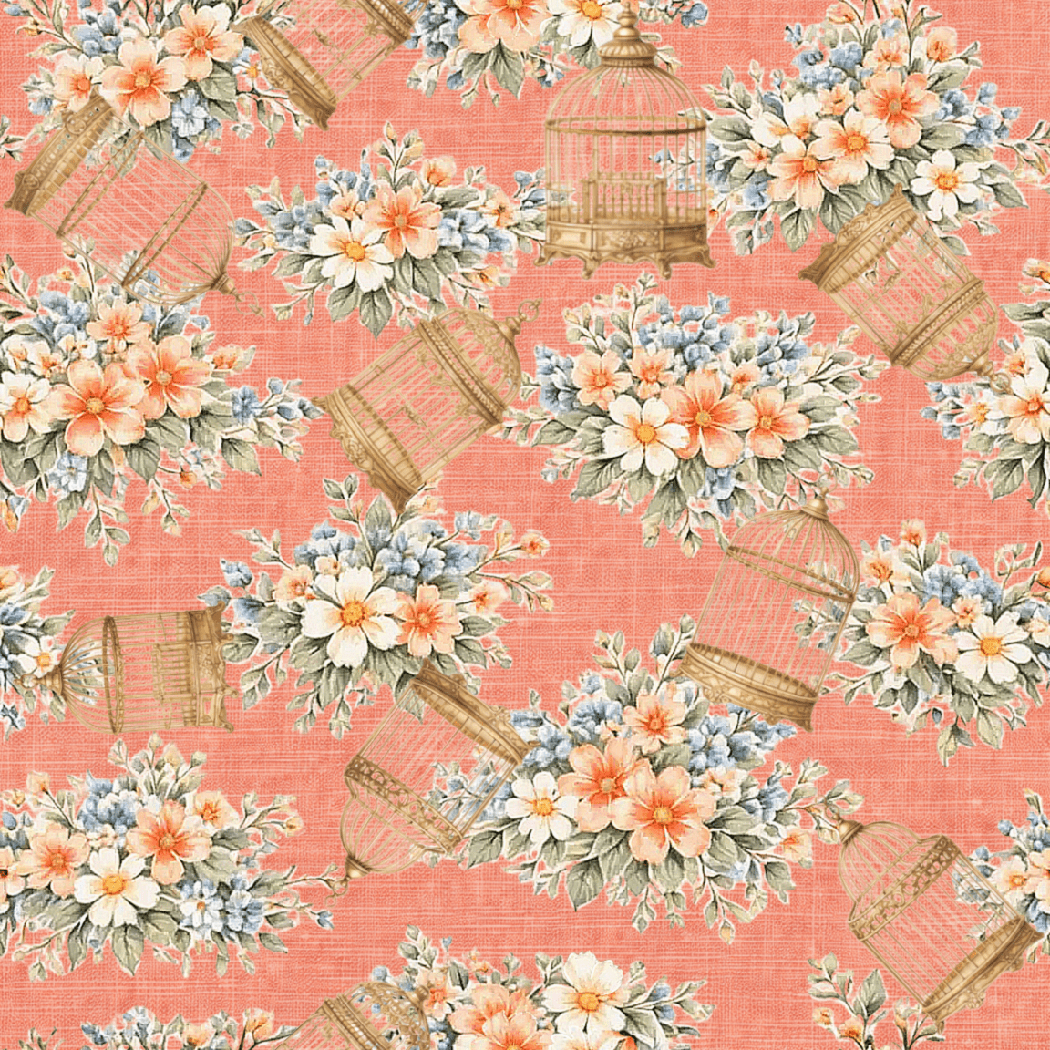 Songbirds Fabric Collection - Yardage - Easy Piecy Quilts