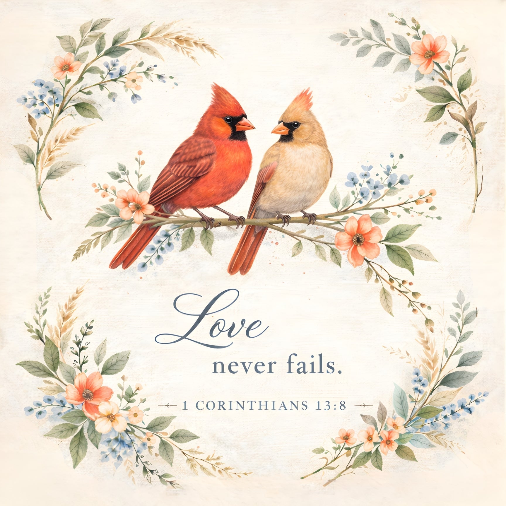 Songbirds & Scriptures Fabric Panel - Easy Piecy Quilts