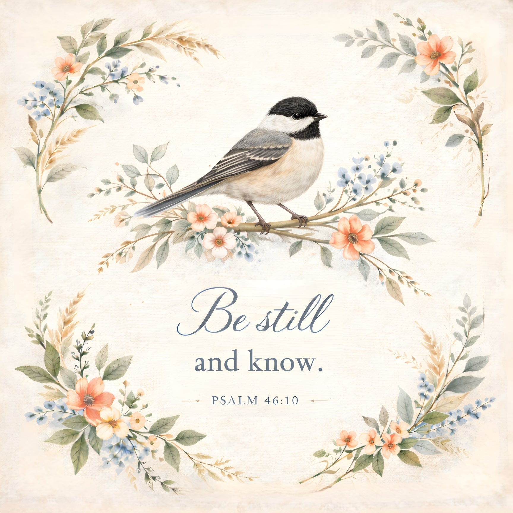 Songbirds & Scriptures Fabric Panel - Easy Piecy Quilts