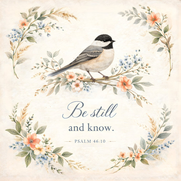 Songbirds & Scriptures Fabric Panel - Easy Piecy Quilts