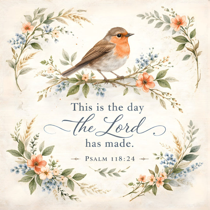 Songbirds & Scriptures Fabric Panel - Easy Piecy Quilts