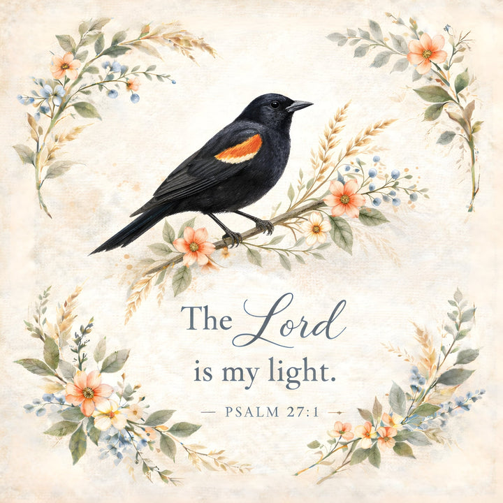 Songbirds & Scriptures Fabric Panel - Easy Piecy Quilts