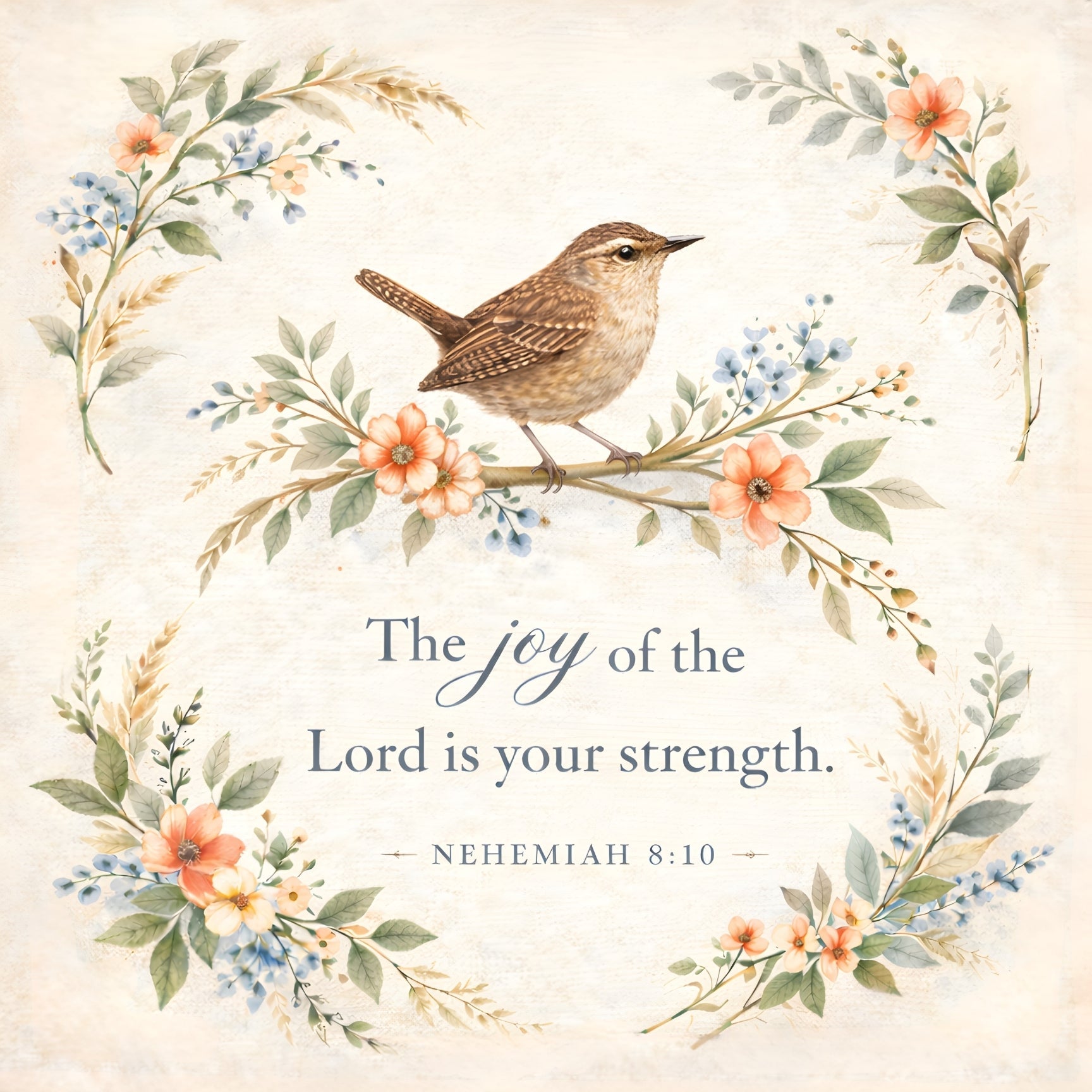 Songbirds & Scriptures Fabric Panel - Easy Piecy Quilts