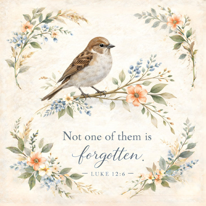 Songbirds & Scriptures Fabric Panel - Easy Piecy Quilts