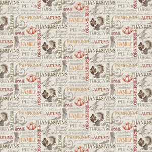 Turkey Time Fabric Collection - Benartex - Easy Piecy Quilts