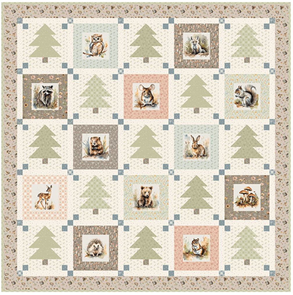 Wildwood Whimsy Forrest Quilt Pattern - Easy Piecy Quilts