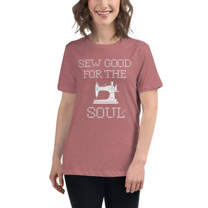 "Sew Good for the Soul" T-shirt, Dark Colors