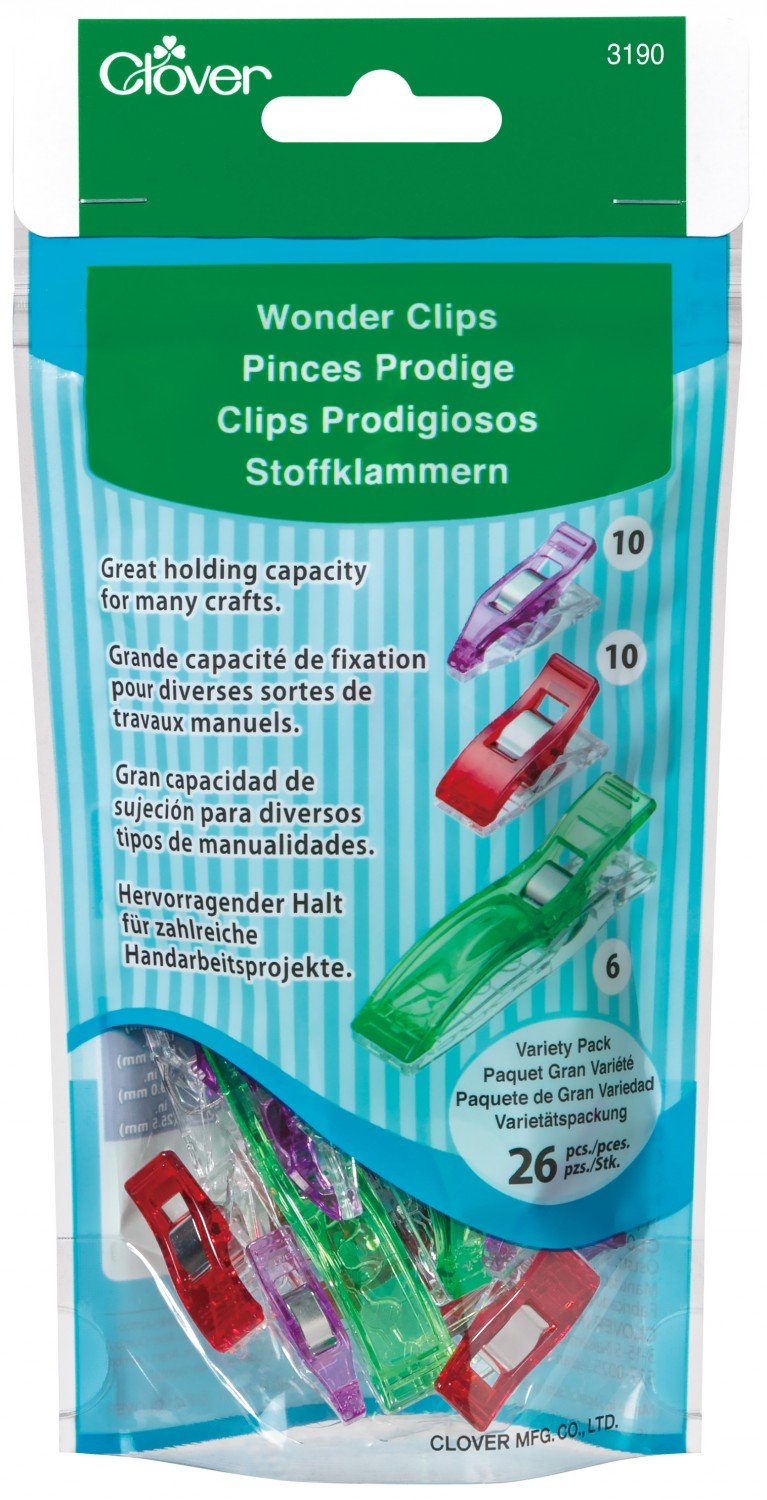 Wonder Clips Variety Pack - 26 Clips - Easy Piecy Quilts