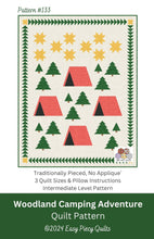 Load image into Gallery viewer, Woodland Camping Adventure Quilt Kit - Easy Piecy Quilts
