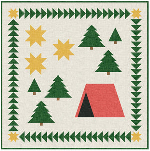 Woodland Camping Adventure Quilt Kit - Easy Piecy Quilts