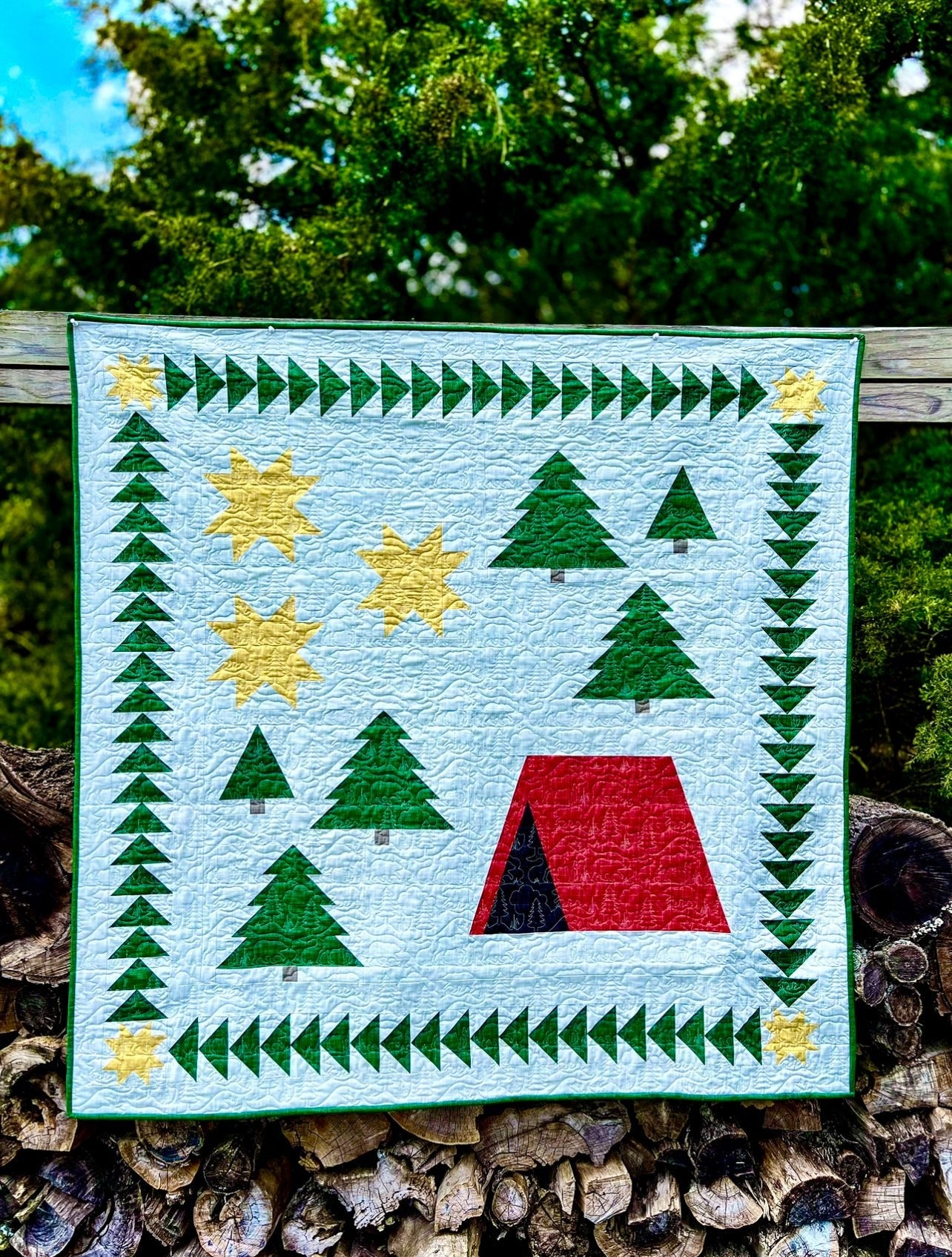 Woodland Camping Adventure Quilt Pattern - Easy Piecy Quilts