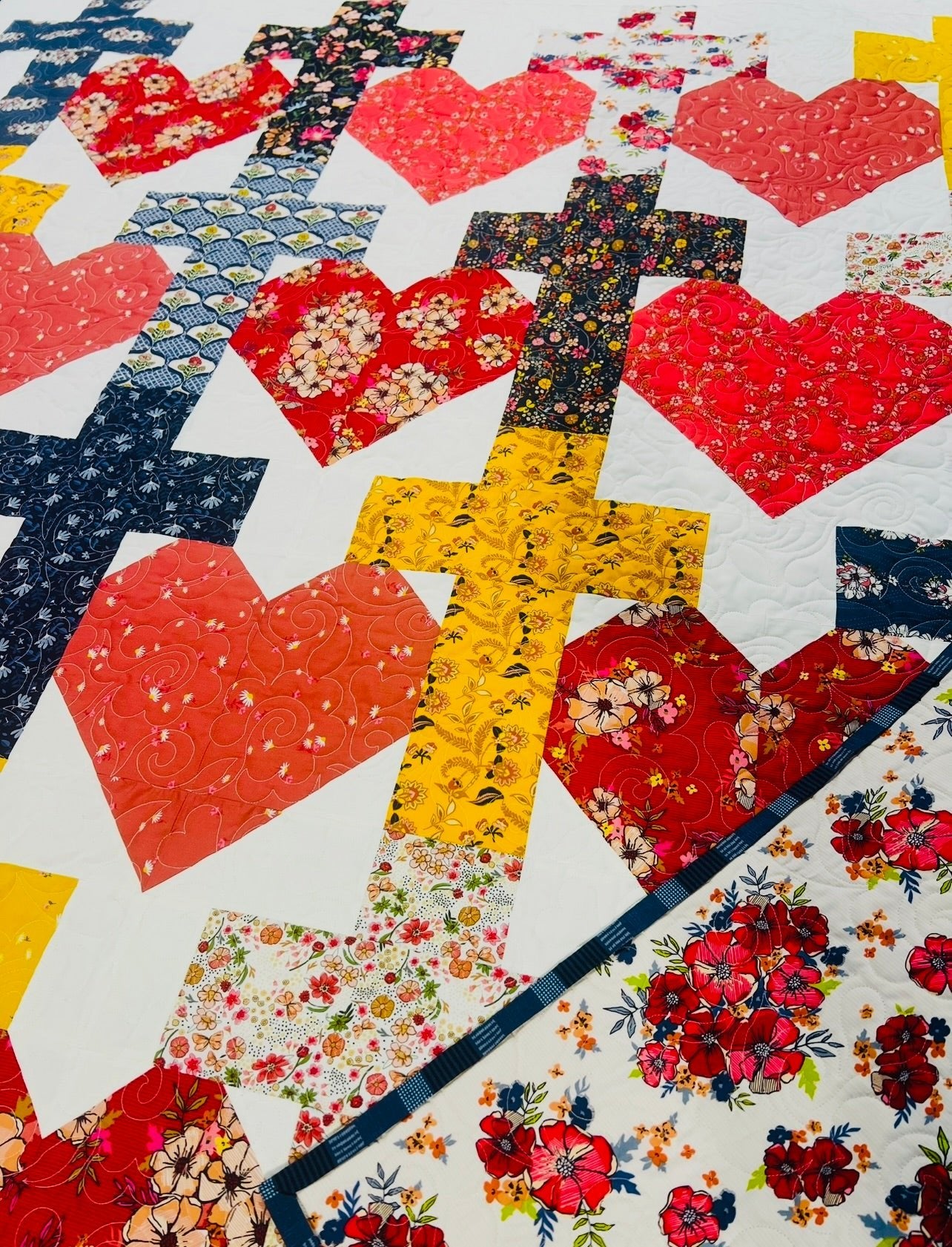 Yes He Loves Me Quilt Kit - Easy Piecy Quilts