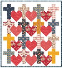 Load image into Gallery viewer, Yes He Loves Me Quilt Kit - Easy Piecy Quilts
